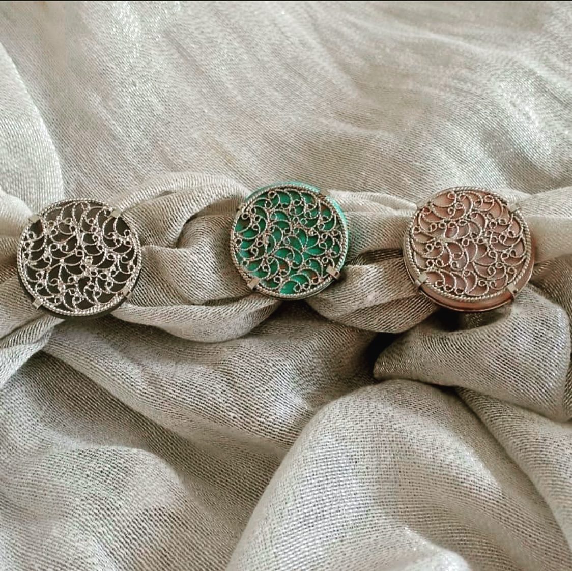 Vintage Filigree Elegance Rings