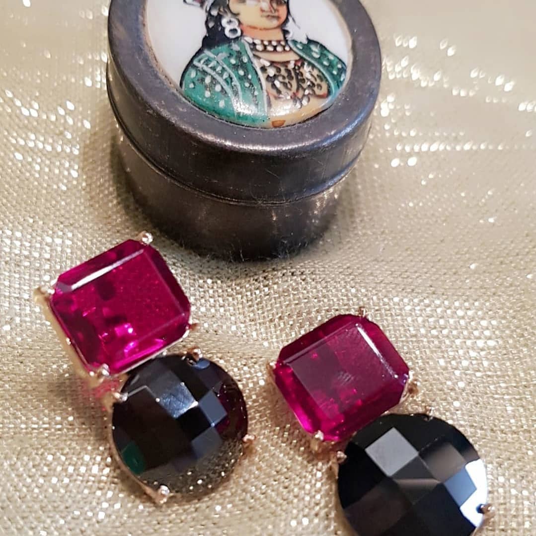 Royal Jewel Tone Gem Earrings