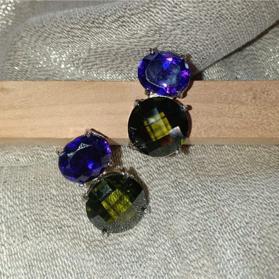 Azure Mystique Drop Earrings